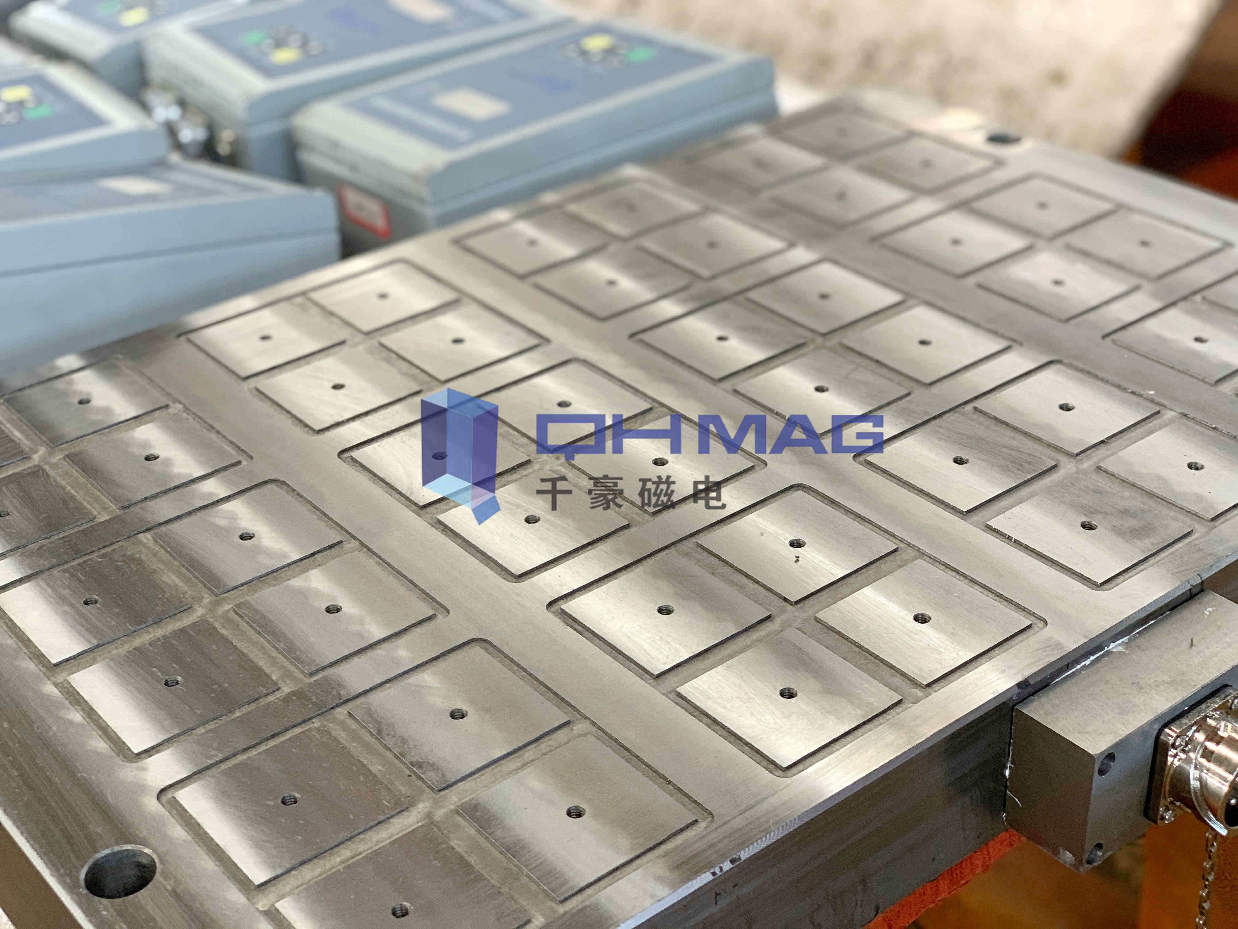 CNC加工中心電永磁吸盤,千豪磁電