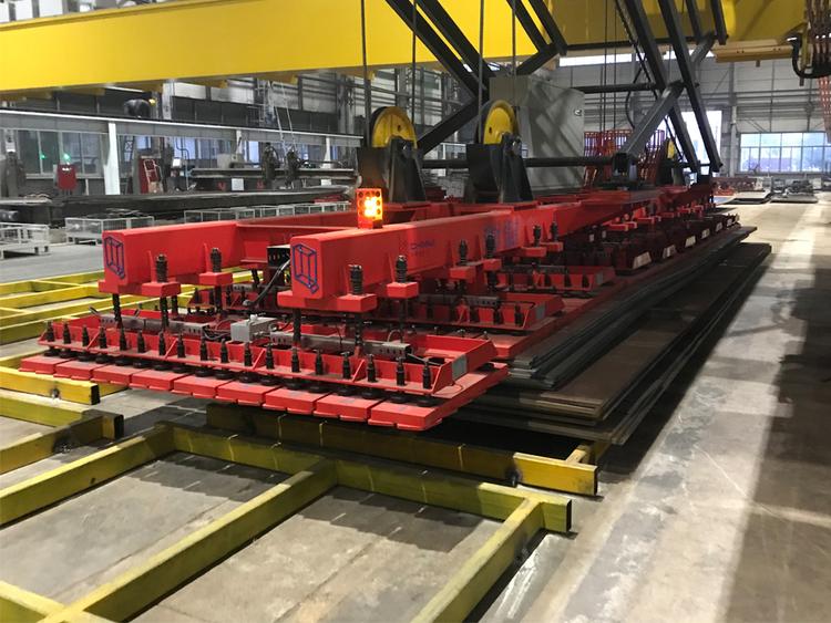 千豪電永磁吊具，鋼板下料吸盤