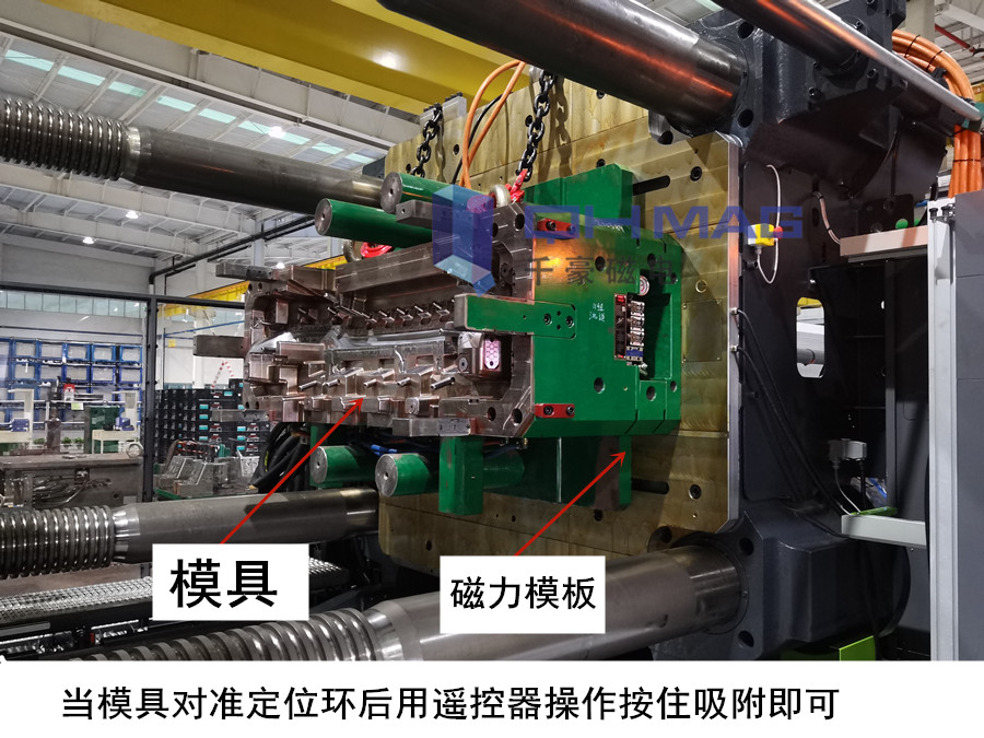 注塑機換模磁力模板，千豪
