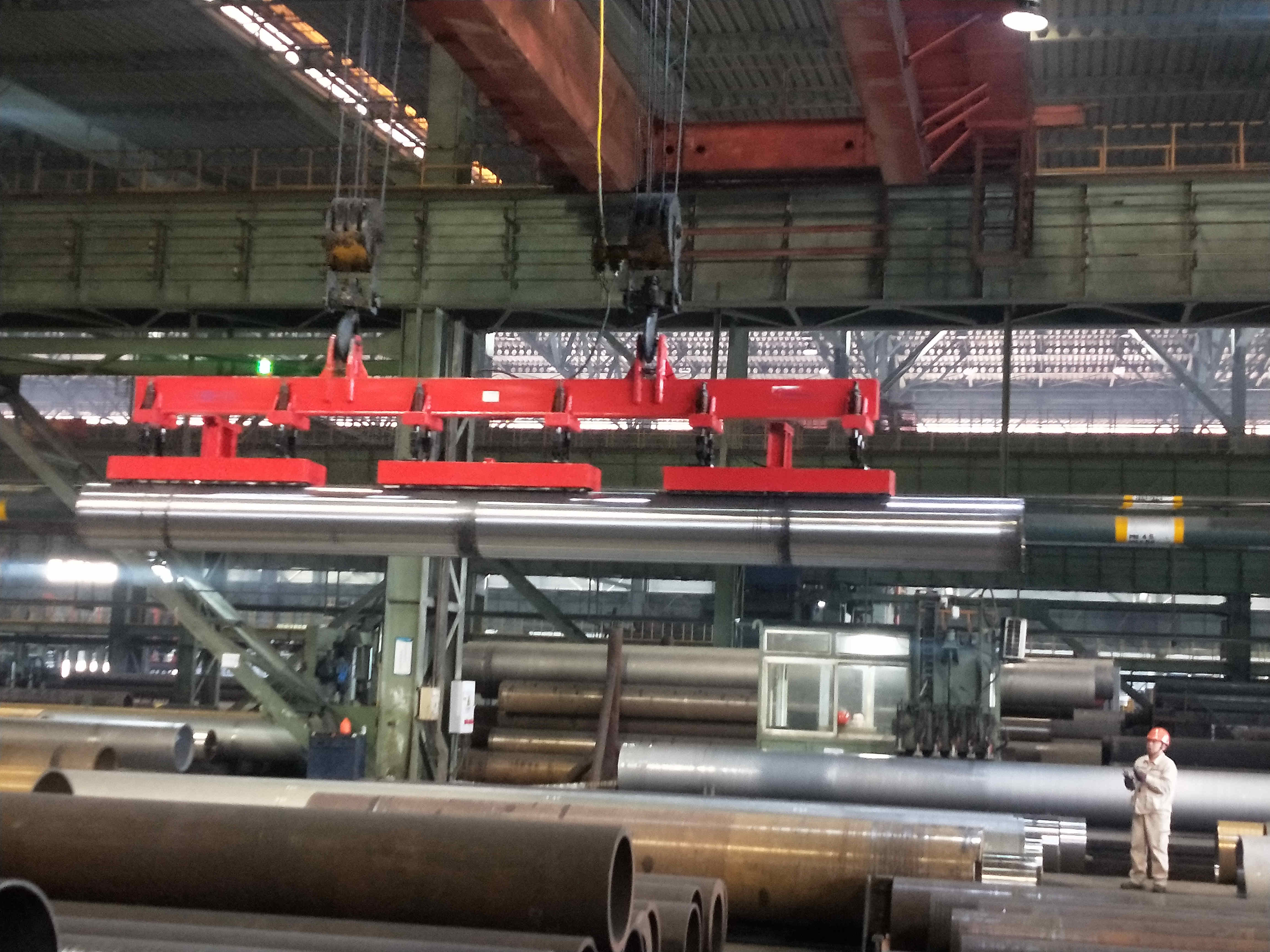 吊鋼管專用吊具，吊鋼管電永磁吊具