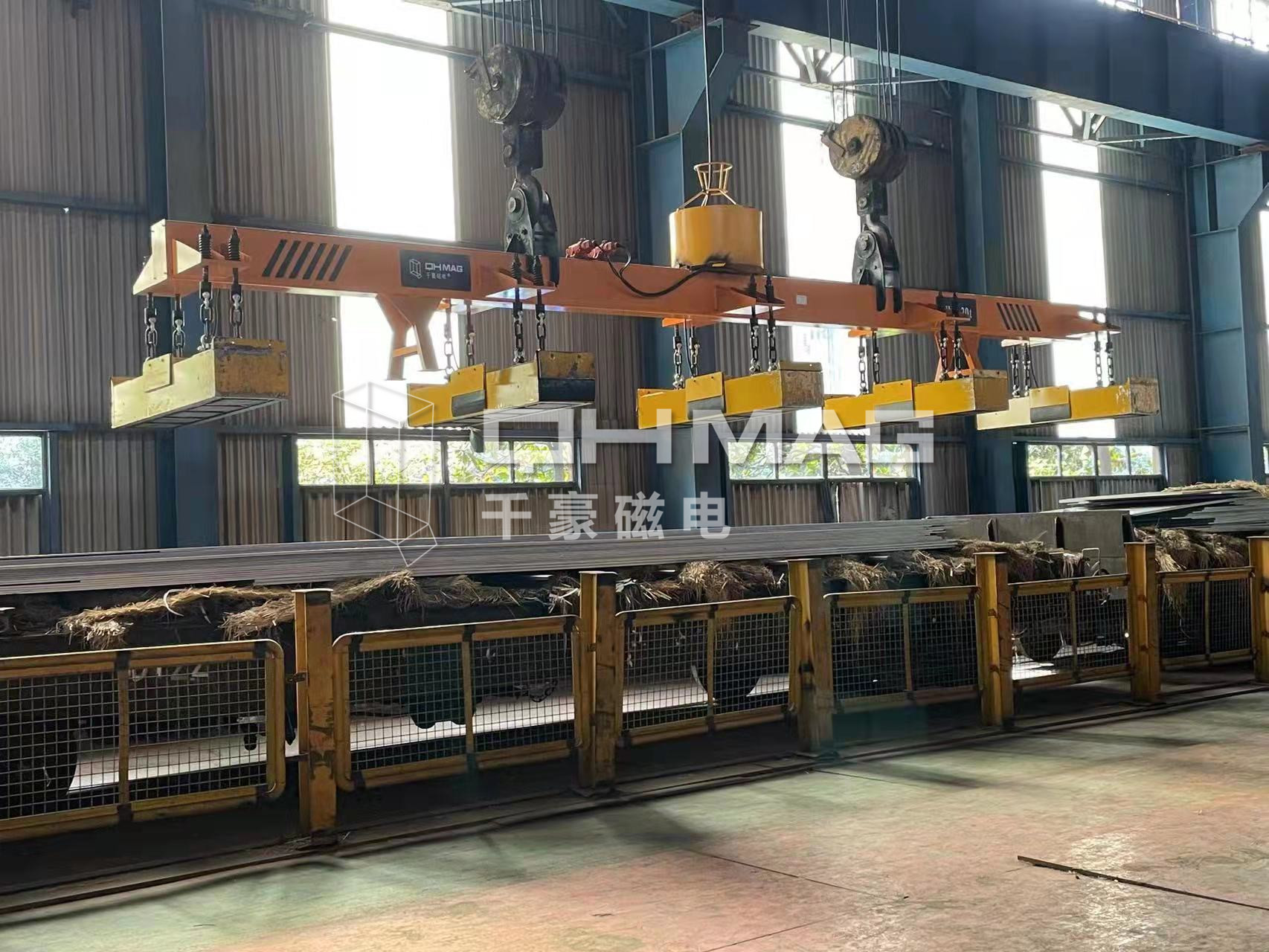 千豪電永磁吊具，吊鋼板夾具