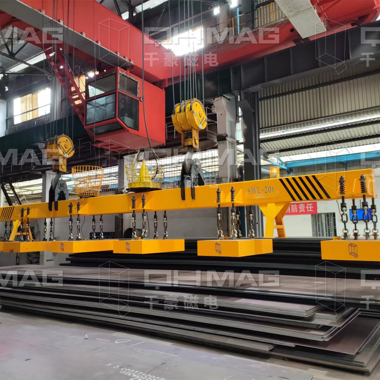 千豪吊鋼板電永磁吊具，鋼板吊具，電永磁吊具，磁力吊具