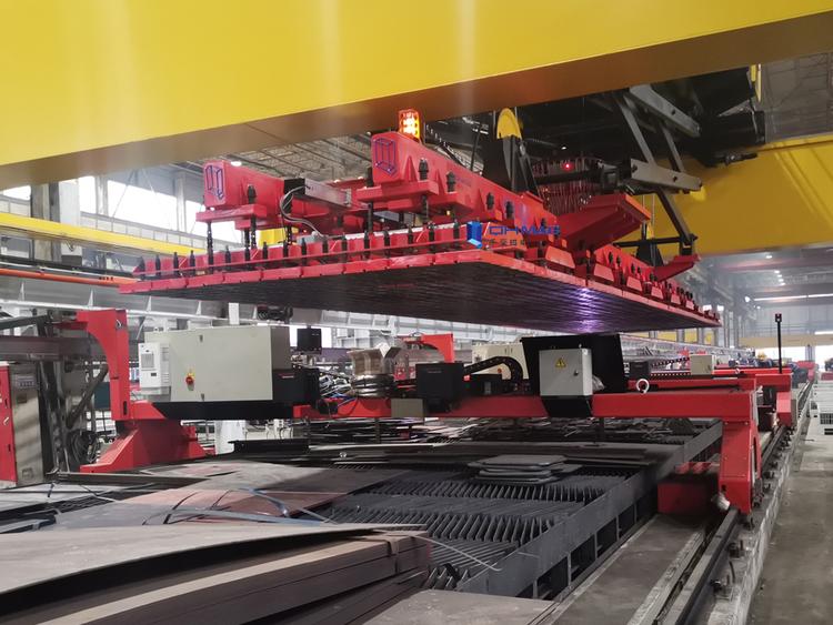 全覆蓋集群式電永磁吊具，激光上下料吊具