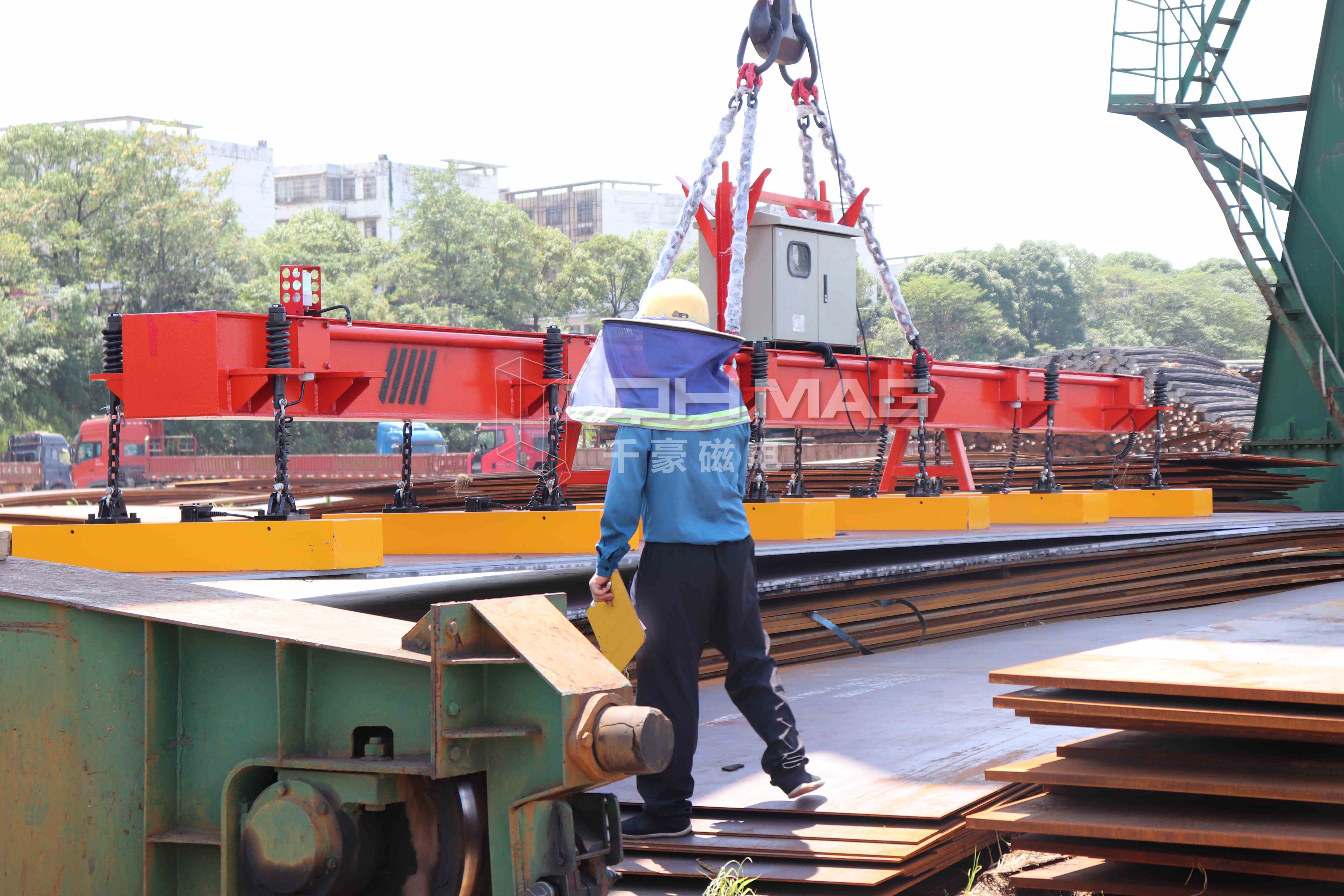 千豪鋼板電永磁吊具，起重電永磁鐵